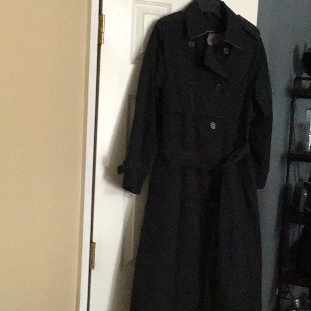 London fog double breasted trench coat
